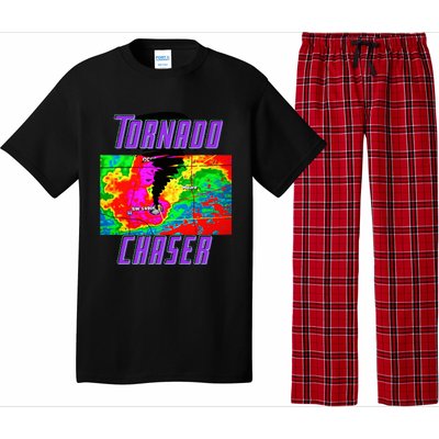 Tornado Hunter Storm Chaser Chasing Tornados F5 Map Pajama Set