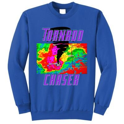 Tornado Hunter Storm Chaser Chasing Tornados F5 Map Sweatshirt