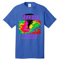 Tornado Hunter Storm Chaser Chasing Tornados F5 Map Tall T-Shirt