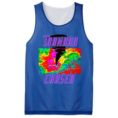 Tornado Hunter Storm Chaser Chasing Tornados F5 Map Mesh Reversible Basketball Jersey Tank