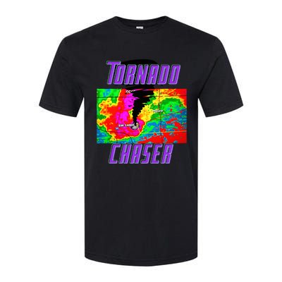 Tornado Hunter Storm Chaser Chasing Tornados F5 Map Softstyle CVC T-Shirt