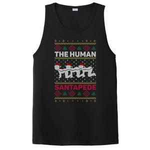 The Hu Santapede Funny Parody Ugly Christmas Sweater Pun Meaningful Gift PosiCharge Competitor Tank