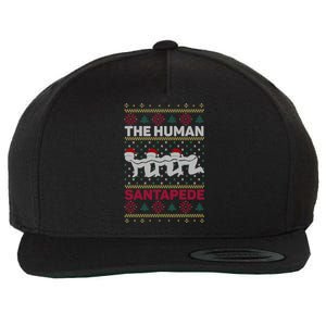 The Hu Santapede Funny Parody Ugly Christmas Sweater Pun Meaningful Gift Wool Snapback Cap