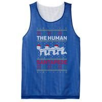 The Hu Santapede Funny Parody Ugly Christmas Sweater Pun Meaningful Gift Mesh Reversible Basketball Jersey Tank