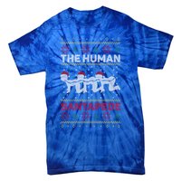 The Hu Santapede Funny Parody Ugly Christmas Sweater Pun Meaningful Gift Tie-Dye T-Shirt