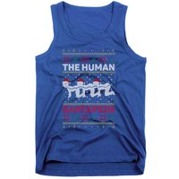 The Hu Santapede Funny Parody Ugly Christmas Sweater Pun Meaningful Gift Tank Top