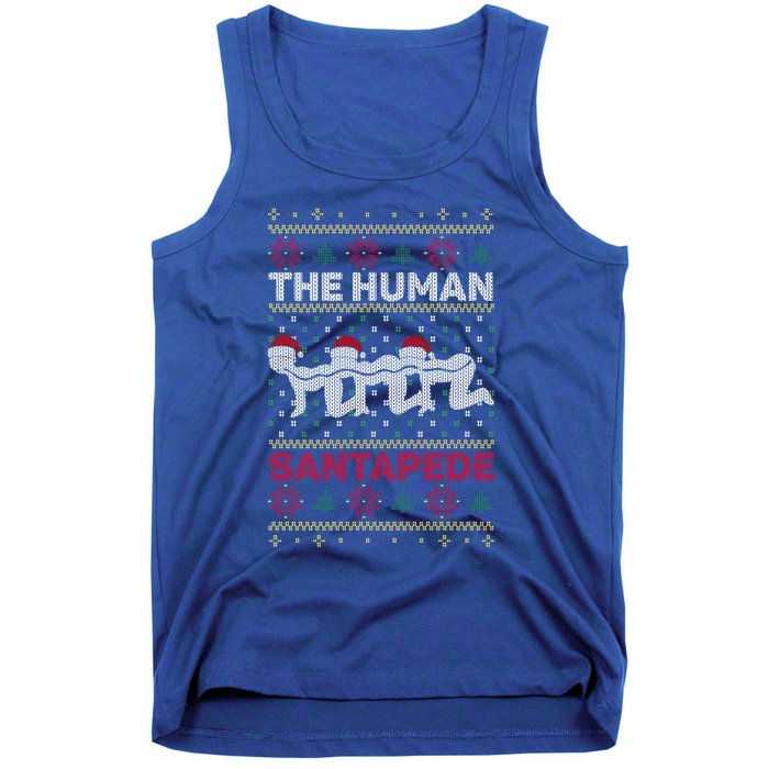 The Hu Santapede Funny Parody Ugly Christmas Sweater Pun Meaningful Gift Tank Top