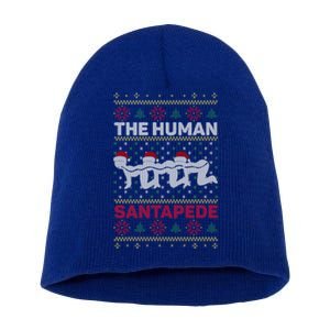 The Hu Santapede Funny Parody Ugly Christmas Sweater Pun Meaningful Gift Short Acrylic Beanie