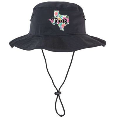 Texas Home State Pride Floral Vintage Texas Retro Flowers Legacy Cool Fit Booney Bucket Hat