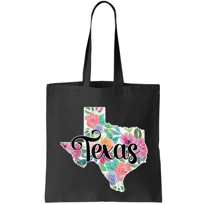 Texas Home State Pride Floral Vintage Texas Retro Flowers Bag