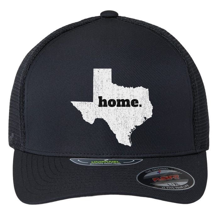Texas Home State Map Pride Flexfit Unipanel Trucker Cap