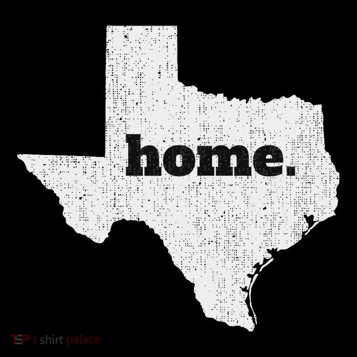 Texas Home State Map Pride Button