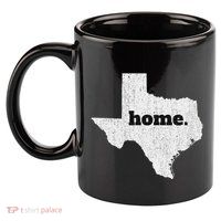 Texas Home State Map Pride 11oz C Handle Ceramic Mug