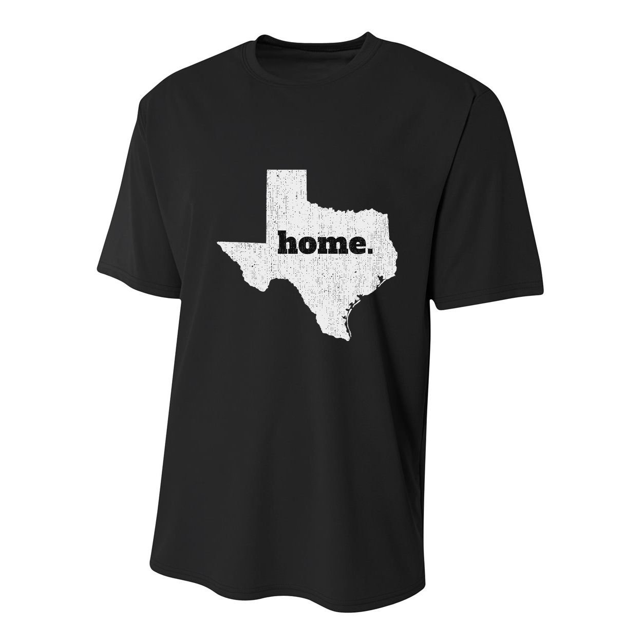 Texas Home State Map Pride Youth Performance Sprint T-Shirt