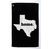 Texas Home State Map Pride Golf Towel