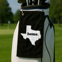 Texas Home State Map Pride Golf Towel