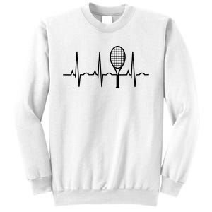 Tennis Heartbeat Shirts Best Tennis Gift For Players Fans Sweatshirt