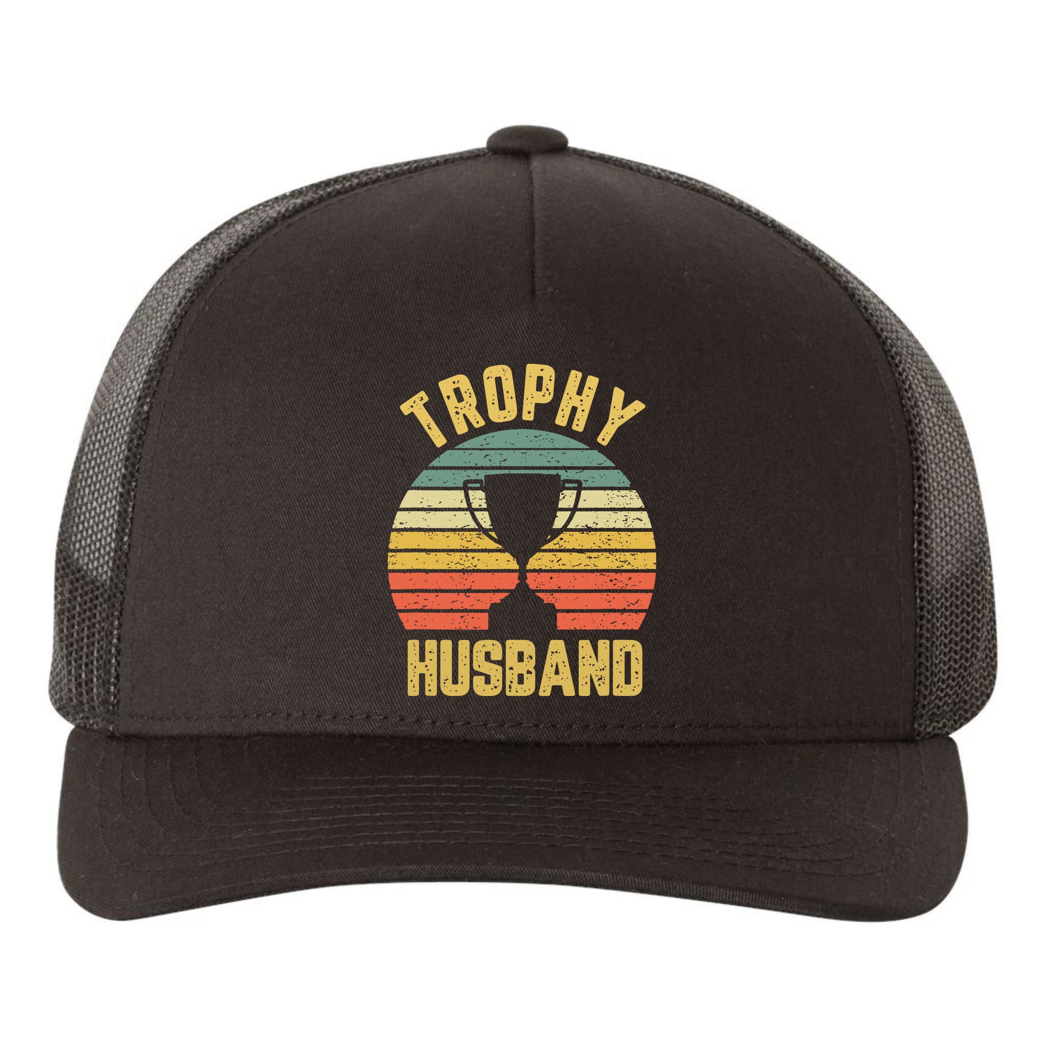 Trophy Husband Shirt Funny For Cool Father Or Dad Yupoong Adult 5-Panel Trucker Hat
