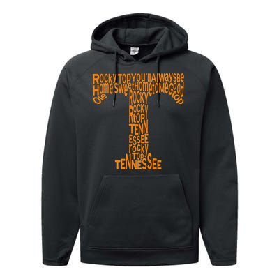 Tennessee Home Sweet Home Tennessee Sport Performance Fleece Hoodie