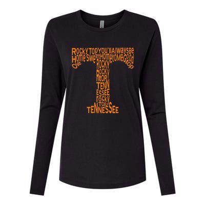 Tennessee Home Sweet Home Tennessee Sport Womens Cotton Relaxed Long Sleeve T-Shirt