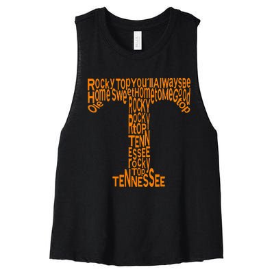 Tennessee Home Sweet Home Tennessee Sport Women's Racerback Cropped Tank