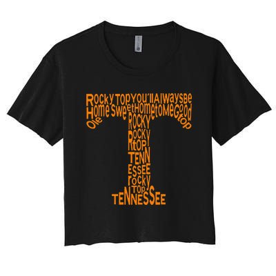 Tennessee Home Sweet Home Tennessee Sport Women's Crop Top Tee