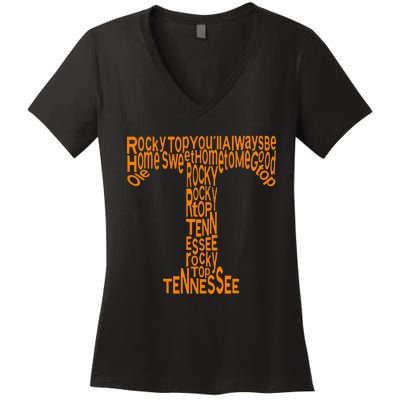 Tennessee Home Sweet Home Tennessee Sport Women's V-Neck T-Shirt