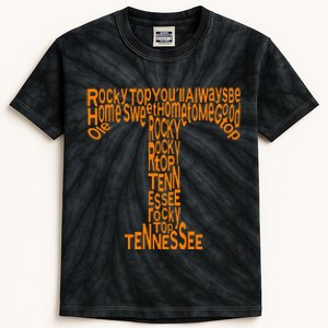 Tennessee Home Sweet Home Tennessee Sport Kids Tie-Dye T-Shirt