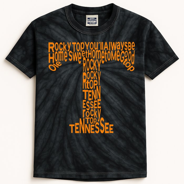 Tennessee Home Sweet Home Tennessee Sport Kids Tie-Dye T-Shirt