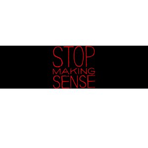 Talking Heads Stop Making Sense Bumper Sticker