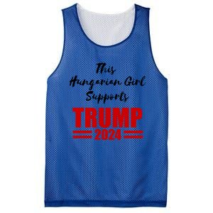 This Hungarian Supports Trump 2024 Political Gift Mesh Reversible Basketball Jersey Tank