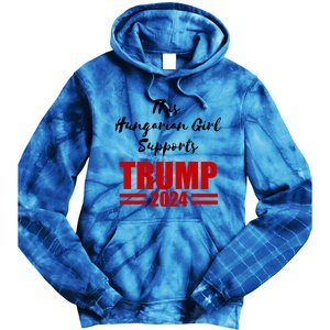 This Hungarian Supports Trump 2024 Political Gift Tie Dye Hoodie