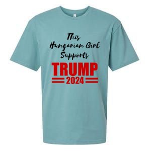 This Hungarian Supports Trump 2024 Political Gift Sueded Cloud Jersey T-Shirt