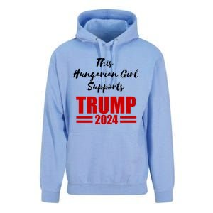 This Hungarian Supports Trump 2024 Political Gift Unisex Surf Hoodie