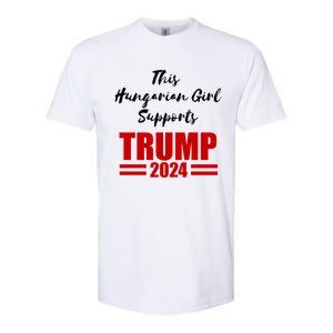 This Hungarian Supports Trump 2024 Political Gift Softstyle CVC T-Shirt