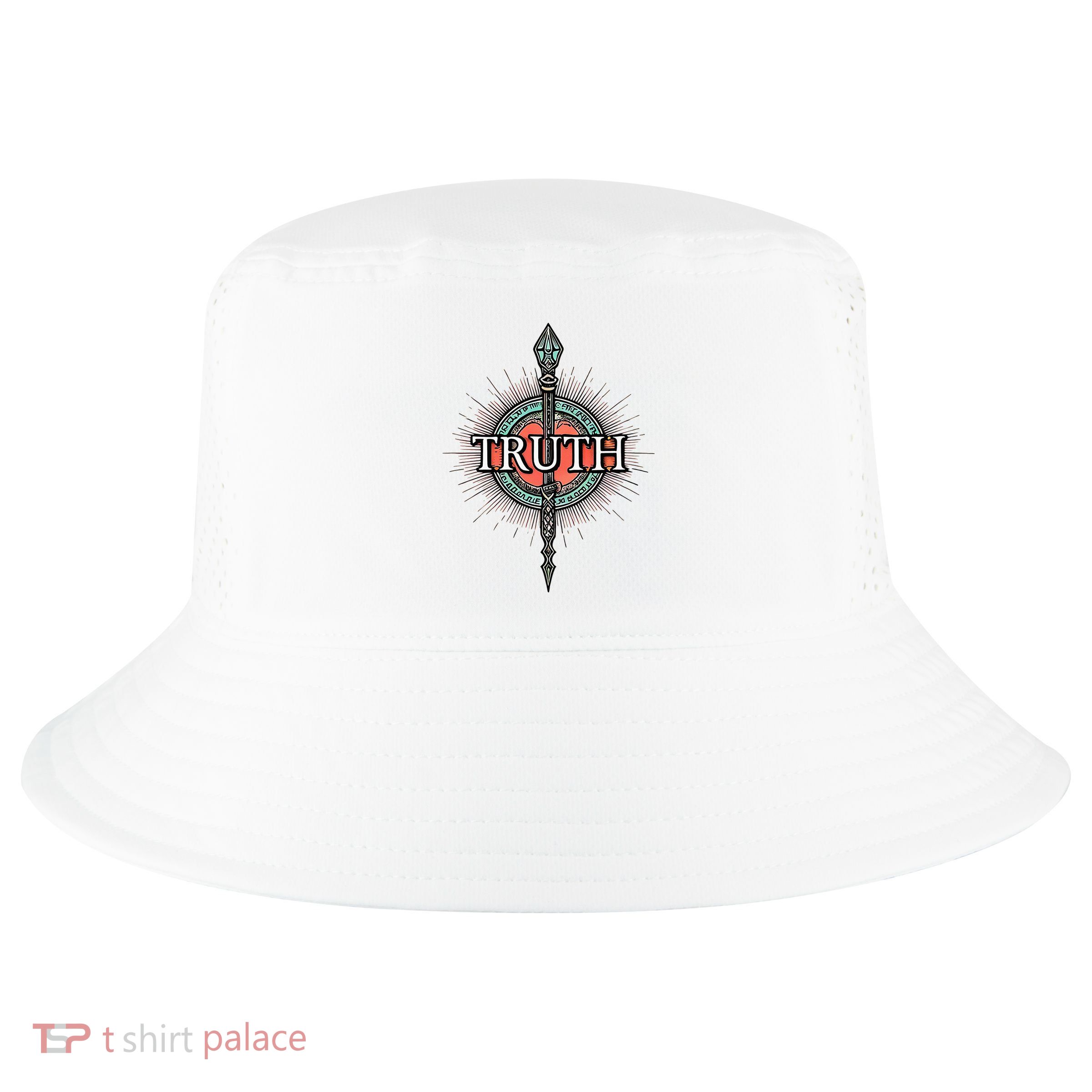Truth Honesty Spirituality Politics Meditation Love God Cool Comfort Performance Bucket Hat