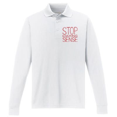 Talking Heads Stop Making Sense Performance Long Sleeve Polo