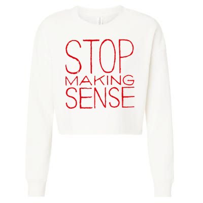 Talking Heads Stop Making Sense Cropped Pullover Crew