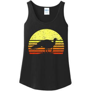 Turkey Hunting Sunset Upland Bird Hunter Thanksgiving Ladies Essential Tank