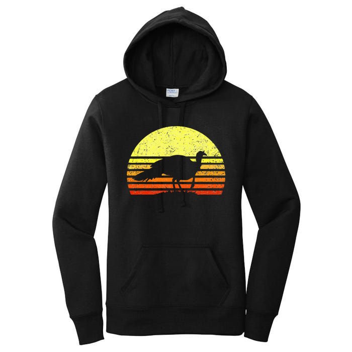 Turkey Hunting Sunset Upland Bird Hunter Thanksgiving Women's Pullover Hoodie