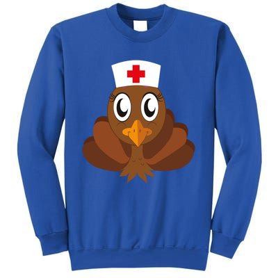 Thanksgiving Holiday Scrubs Top Fall Turkey Nurse Cool Gift Sweatshirt