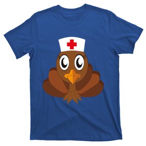 Thanksgiving Holiday Scrubs Top Fall Turkey Nurse Cool Gift T-Shirt