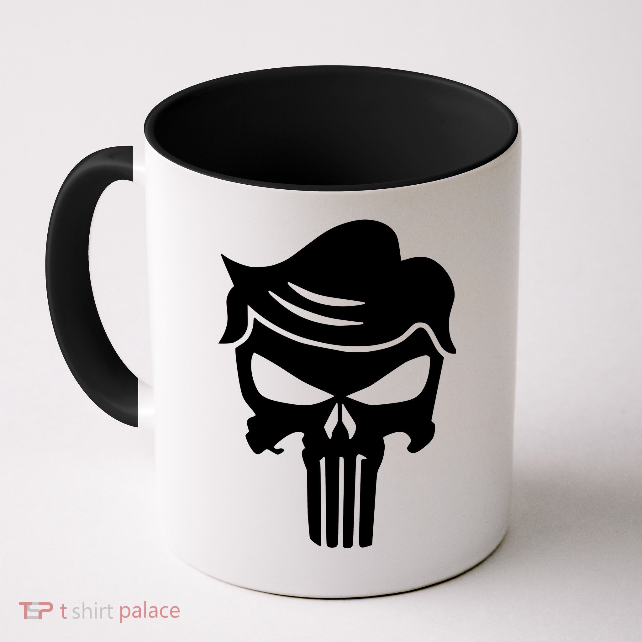 Trump Hair Skull Mug