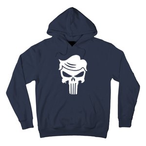 Trump Hair Skull Hoodie