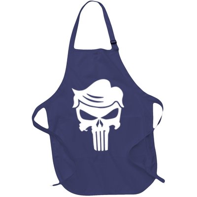 Trump Hair Skull Apron