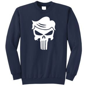 Trump Hair Skull Sweatshirt