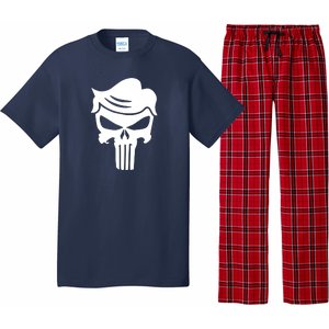 Trump Hair Skull Pajama Set