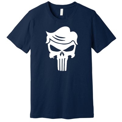 Trump Hair Skull Premium T-Shirt