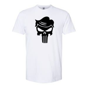 Trump Hair Skull Softstyle CVC T-Shirt