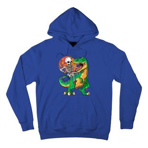 TRex Halloween Skeleton Dinosaur T Rex Funny Gift Hoodie